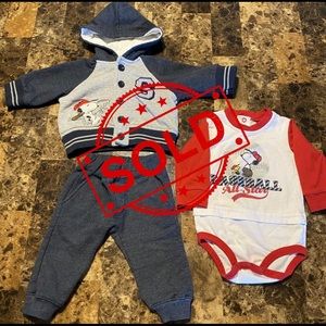 Warm Snoopy 3pc Set (3-6 months)